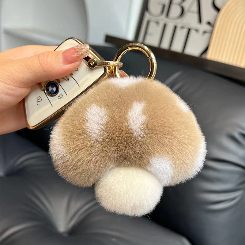 Wholesale Plush Mushroom Keychain